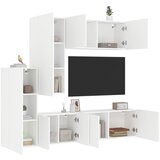 vidaXL Komplet TV omaric 5-delni bel inženirski les, (20977973) | Shoptok.si