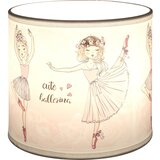 Brilagi Univerzalni abažur BOBO E27 prečnika 15 cm, beli/roze/sa motivom balerina | Eponuda.com