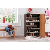 Moderano OMARA ZA ČEVLJE antracit, divji hrast | Shoptok.si