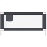  Sigurnosna ograda za dječji krevet tamnosiva 180x25 cm tkanina | Eponuda.com