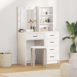  Toaletni stol 2 pcs Bijelo 50 x 41 x 135 cm Konstruirano drvo | shoptok.hr