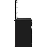  Toaletni stolić s LED svjetlima crni 90 x 42 x 132,5 cm | shoptok.hr