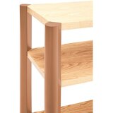 Teulat Ciglasti/u svijetloj prirodnoj boji regal u dekoru hrasta 126x84x43 cm Bona – | shoptok.hr
