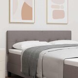  LED glava kreveta s LED trakama Sivo-smeđa 160 cm tkanina | shoptok.hr