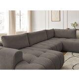 Bobochic Paris Smeđe-siva sklopiva/s prostorom za odlaganje kutna garnitura (s desnim kutom/u obliku slova "U") Fuji – | shoptok.hr