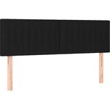  Box spring postelja z vzmetnico LED črna 140x190 cm blago, (20899670) | Shoptok.si
