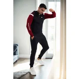 Dewberry 82501 Mens Tracksuit Set-NAVY