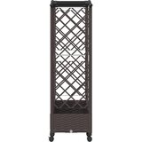  Povišeni krevet s mrežom i krovom Smeđa 203,5 x 40 x 129 cm PP | Eponuda.com