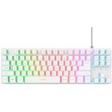 Trust GXT 833W Thado TKL gaming tastatura 87 tastera RGB zicna bela Cene