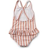 Liewood otroške kopalke amara stripe dusty coral/creme de la creme | Shoptok.si
