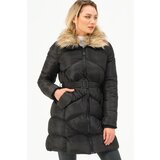 Dewberry Z6767 WOMEN'S COAT-BLACK Cene