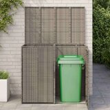  Kutija za smeće 2 pcs Siva 65 x 80 x 115 cm Polietilen | shoptok.hr