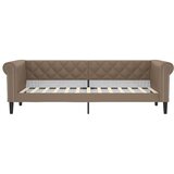  Dnevni krevet boja cappuccina 100 x 200 cm od umjetne kože | shoptok.hr