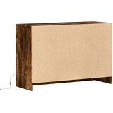 TV ormarić s LED svjetlima boja hrasta 91x34x61 cm drveni | shoptok.hr