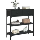  Konzolni stol crni 72 5 x 25 x 75 cm od konstruiranog drva | shoptok.hr