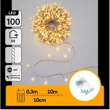 LED božićna girlanda 100xLED/3xAA 10,3m topla bela