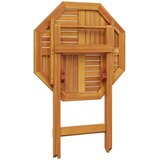  Sklopivi vrtni stol Ø70x75 cm od masivnog bagremovog drva | shoptok.hr