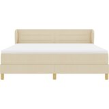  Box Spring Postelja z Blazino v Kremni - 180x200 cm Tkanina, (22051445) | Shoptok.si