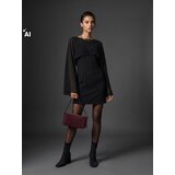 Sinsay Mini haljina s viskozom i poluprozirnim ogrtačem | shoptok.hr