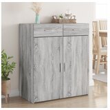 vidaXL Komoda siva boja hrasta 80x42 5x93 cm od konstruiranog drva | shoptok.hr