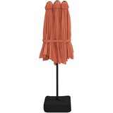  Dvostruki vrtni suncobran terakota 449 x 265 cm | Eponuda.com