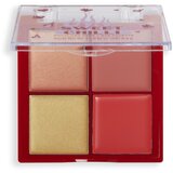 Revolution I Heart Revolution paleta rumenila i hajlajtera sweet chilli 11g cene