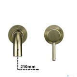 EYN Stenska kopalniška armatura BGW1644 | Barvni odtenek brušeno zlato — 15 cm | Shoptok.si