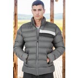 Dewberry M8650 MEN'S PUFFER COAT-LIGHT ANTHRACITE Cene