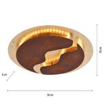PAUL NEUHAUS 6983-48 - LED prigušiva stropna svetiljka NEVIS LED/42W/230V | Eponuda.com