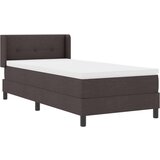  Boxspring krevet s madracem s madracem Tamno smeđa 90 x 190 cm | shoptok.hr
