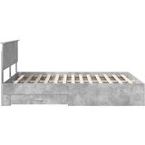  Konstrukcija postelje z vzglavjem Betonsko siva 140 x 200 cm, (5000103364) | Shoptok.si