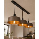  Luster na sajli HAKI 3xE27/60W/230V smeđa/crna Slike