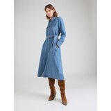 Levi's Košulja haljina 'Quincey Long Sleeve Maxi Dress' plavi traper | shoptok.hr