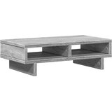  Stalak za monitor siva boja hrasta 50x27x15cm konstruirano drvo | shoptok.hr