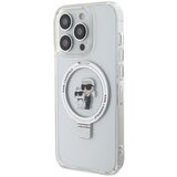 Karl Lagerfeld Magsafe ohišje za Apple iPhone 15 Pro TPU Ring Stand Karl et Choupette, Prozorno, (21244272) Cene