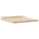vidaXL Konstrukcija postelje Rjava 180 x 220 cm Trdna borovina | Shoptok.si