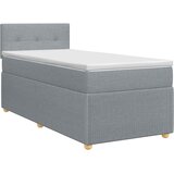  Boxspring krevet s madracem Svjetlosiva 80 x 200 cm Tkanina | shoptok.hr