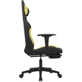  Igraća stolica tkanine s osloncem za noge crno-zelena | shoptok.hr