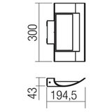  Redo 9112 - LED spoljašnje zidno svetlo VELA LED/24W/230V IP54 | Eponuda.com
