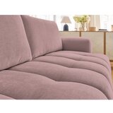 Bobochic Paris Rožnata raztegljiva/s prostorom za shranjevanje sedežna garnitura 251 cm Fuji – | Shoptok.si