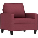  The Living Store Fotelj vinsko rdeč 60 cm blago - Fotelj, (21444735) | Shoptok.si