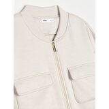 Sinsay Bluza na kopčanje s dodatkom viskoze i džepovima soft touch | shoptok.hr