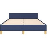  Za krevet s uzglavljem plavi 120 x 200 cm od tkanine | shoptok.hr