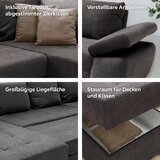 Premium Living Sedežna Garnitura Terana, Rjava, Ležišče, Predal | Shoptok.si