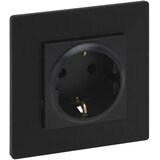Legrand kućna schuko utičnica s okvirom 250V/16A niloe step crna | Eponuda.com