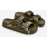 EVENTO Light Boys' Foam Sandals with Buckles Dark Green Adirnaca | Shoptok.si