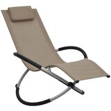 Maison Chic Otroški Ležalnik - Sončna ležalnik iz jekla taupe, (22057658) | Shoptok.si