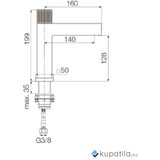  Baterija za umivaonik crna Varso Valvex | Eponuda.ba