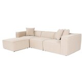 Atelier Del Sofa ugaona garnitura Lora (L1 O1 1R POUFFE ) Peach | ePonuda.com