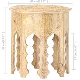  Bočni stolić Ø 48 cm od masivnog drva manga | shoptok.hr